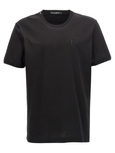 Logo Embroidery T-shirt - Dolce & Gabbana - Modalova