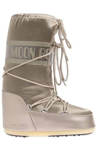 Icon Glance Satin Lace-up Snow Boots - Moon Boot - Modalova