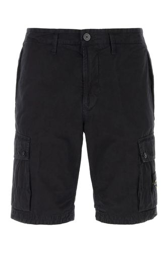 Cotton Cargo Bermuda Shorts - Stone Island - Modalova