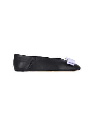 Ferragamo vara Bow Ballet Flats - Ferragamo - Modalova