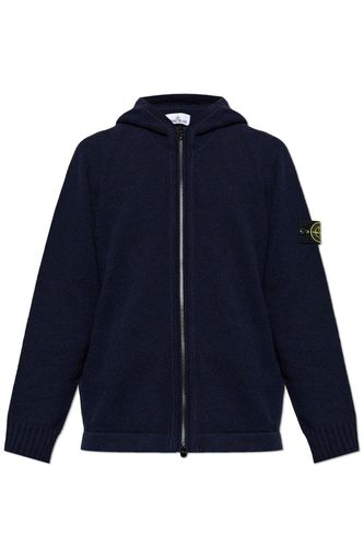 Logo Patch Hooded Cardigan - Stone Island - Modalova