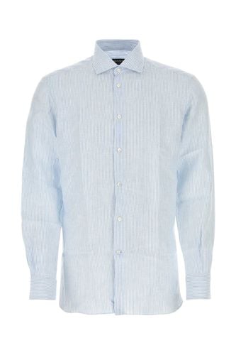 Zegna Printed Linen Shirt - Zegna - Modalova