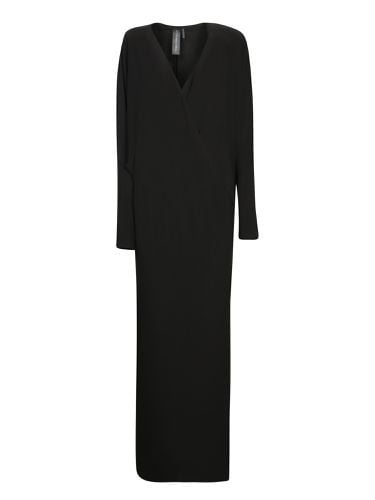 Long Wrap Slit Dress - Norma Kamali - Modalova