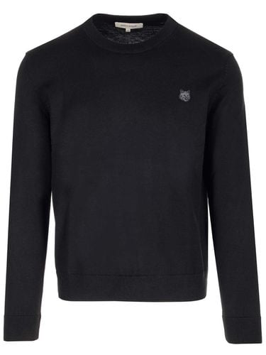 Long Sleeve Merino Wool Jumper - Maison Kitsuné - Modalova