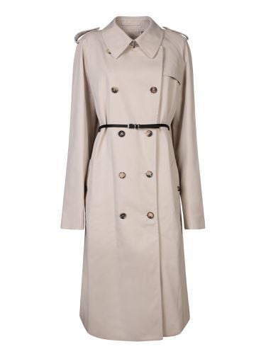 Voyou Light Twill Trench Coat In - Givenchy - Modalova