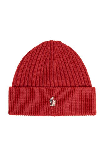 Logo Embroidered Knit Beanie - Moncler Grenoble - Modalova