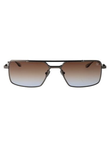 V - Sei Sunglasses - Valentino Eyewear - Modalova