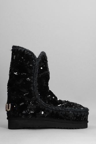 Eskimo 24 Low Heels Ankle Boots In Suede - Mou - Modalova