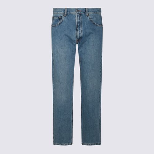 Moschino Blue Cotton Denim Jeans - Moschino - Modalova