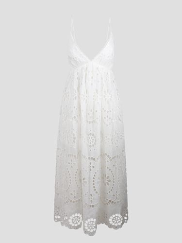 Lexi Embroidered Scallop Edge Slip Dress - Zimmermann - Modalova