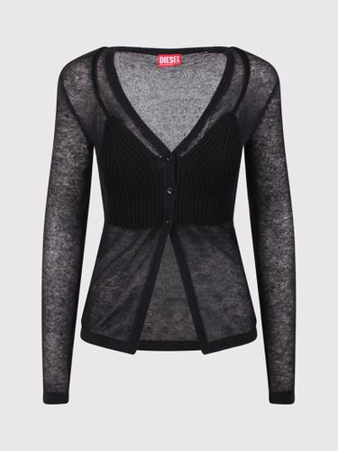 M-arina Semi-transparent Cardigan With Bralette - Diesel - Modalova