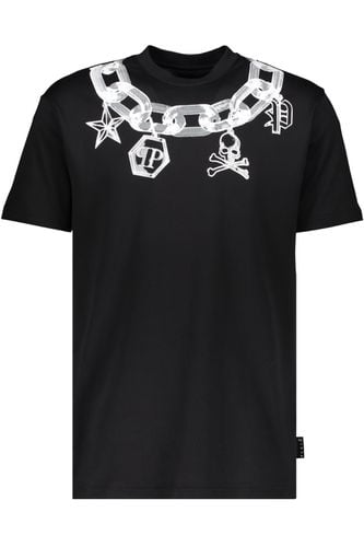 Printed Cotton T-shirt - Philipp Plein - Modalova