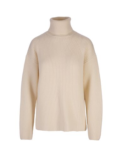 Parosh White Cashmere Turtleneck - Parosh - Modalova