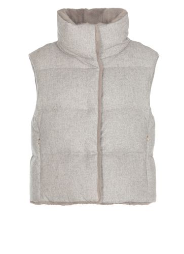 Herno Silk And Cashmere Vest - Herno - Modalova