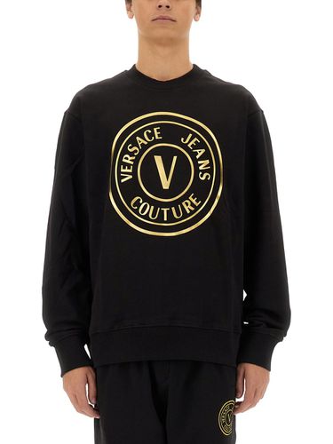 V-emblem Sweatshirt - Versace Jeans Couture - Modalova