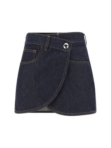 Coperni Denim Mini Skirt - Coperni - Modalova