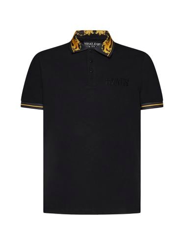 Baroque-pattern Polo Shirt - Versace Jeans Couture - Modalova