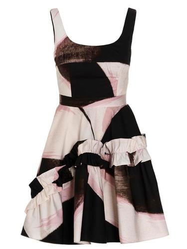 Flounced Print Dress - Alexander McQueen - Modalova