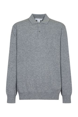 Rib Trim Plain Polo Sweater - Comme des Garçons - Modalova