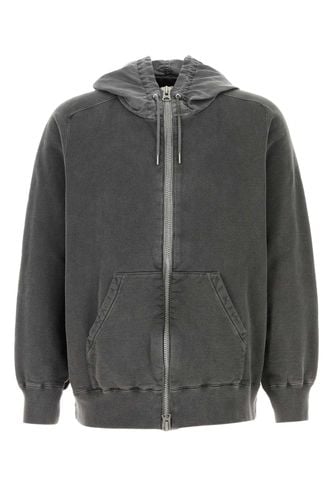 Sacai Dark Grey Cotton Sweatshirt - Sacai - Modalova