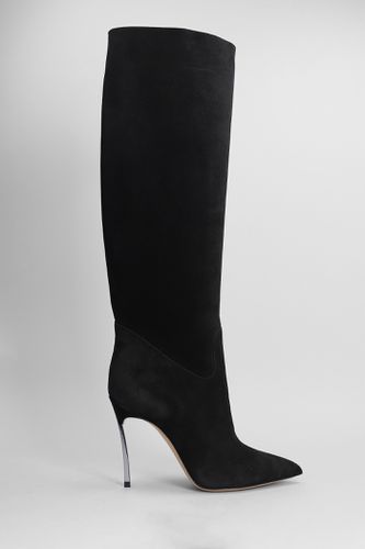 Blade High Heels Boots In Suede - Casadei - Modalova