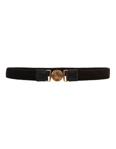 Etro Black Pegaso Elasticised Belt - Etro - Modalova