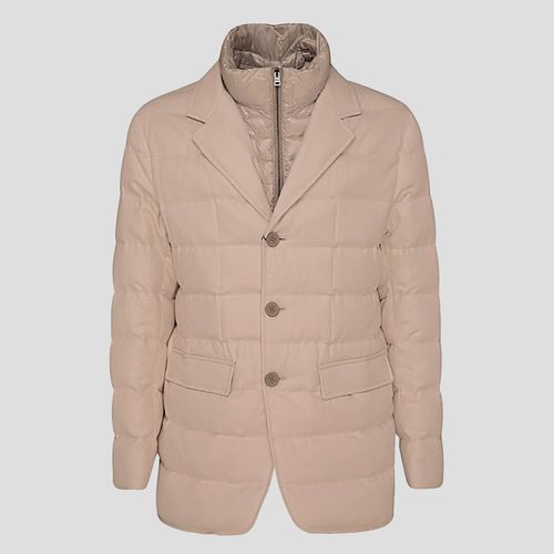 Herno Camel Padded Down Jacket - Herno - Modalova