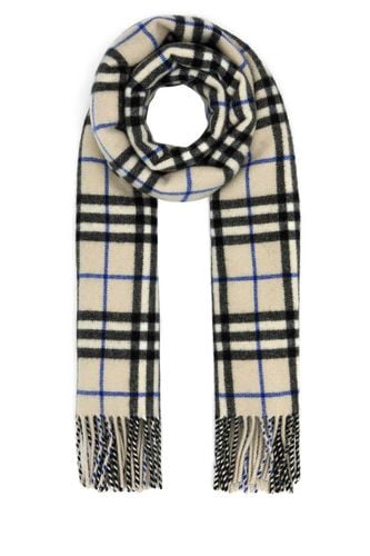 Burberry Embroidered Cashmere Scarf - Burberry - Modalova