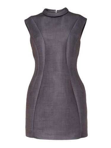 Gray Mini Dress - Philosophy di Lorenzo Serafini - Modalova