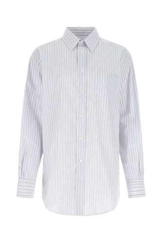 Embroidered Poplin Oversize Shirt - Maison Margiela - Modalova