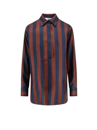 Fendi Pequin Shirt In Silk - Fendi - Modalova