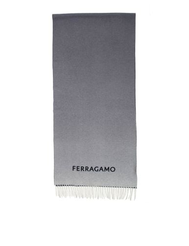 Scarf In Cashmere Nuance Shaded Effect - Ferragamo - Modalova