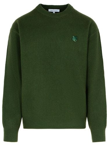 Maison Kitsuné Green Wool Sweater - Maison Kitsuné - Modalova