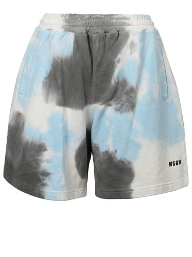 MSGM Tie Dye Print Shorts - MSGM - Modalova