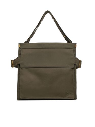 Green Canvas Medium Tote Trench Shopping Bag - Burberry - Modalova