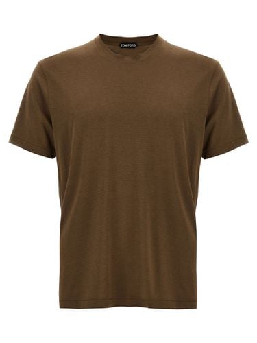 Tom Ford Lyocell Blend T-shirt - Tom Ford - Modalova