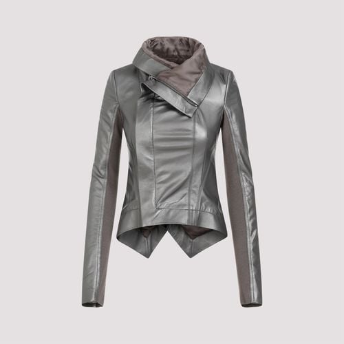 Naska Metallic Biker Jacket - Rick Owens - Modalova