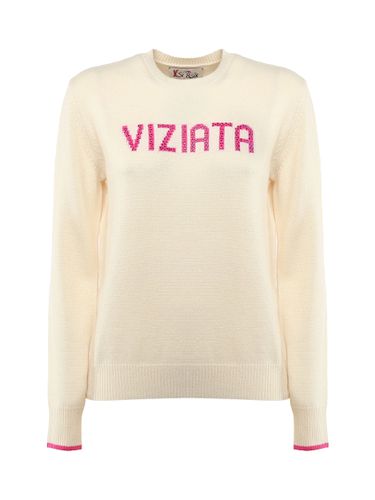 Viziata Sweater With Rhinestones - MC2 Saint Barth - Modalova