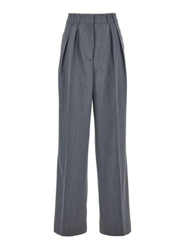 Pants With Pences And Wide Leg In Wool Blend Woman - Róhe - Modalova