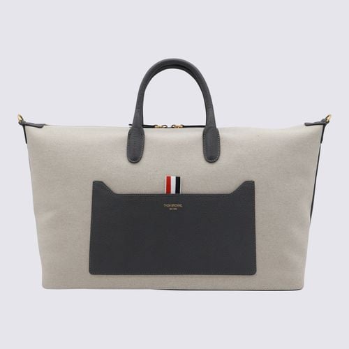 Thom Browne Grey Cotton Totes - Thom Browne - Modalova