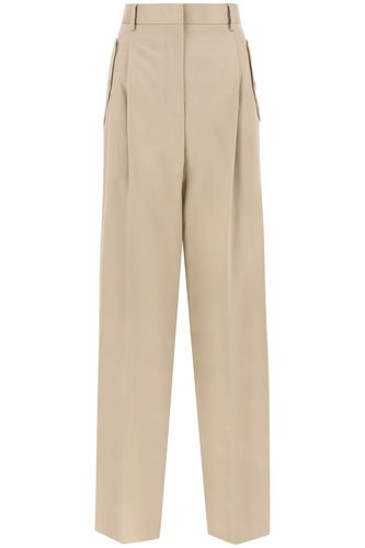 Lanvin Wide Leg Gabardine Pants - Lanvin - Modalova