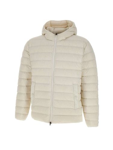 Hooded Quilted Zip-up Down Jacket - Herno - Modalova