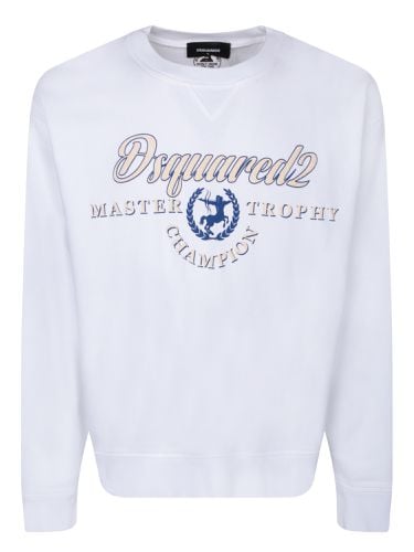 Logo Printed Crewneck Sweatshirt - Dsquared2 - Modalova