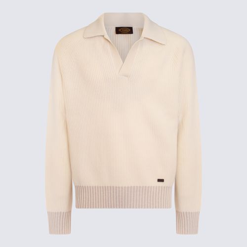 Tod's White Wool Knitwear - Tod's - Modalova