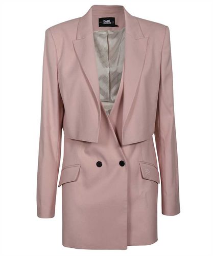 Double Breasted Blazer - Karl Lagerfeld - Modalova