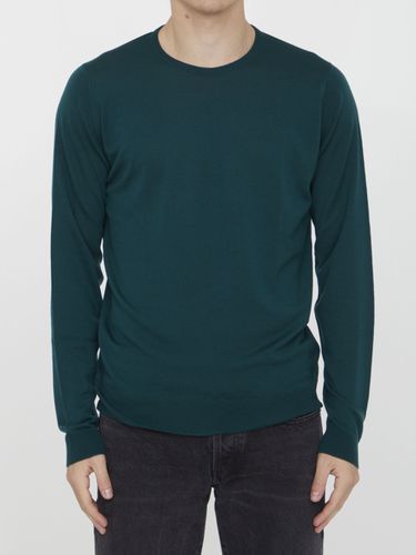 John Smedley Green Merino Jumper - John Smedley - Modalova