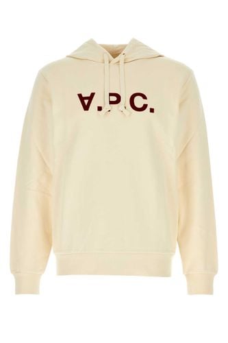 A. P.C. Ivory Cotton Sweatshirt - A.P.C. - Modalova