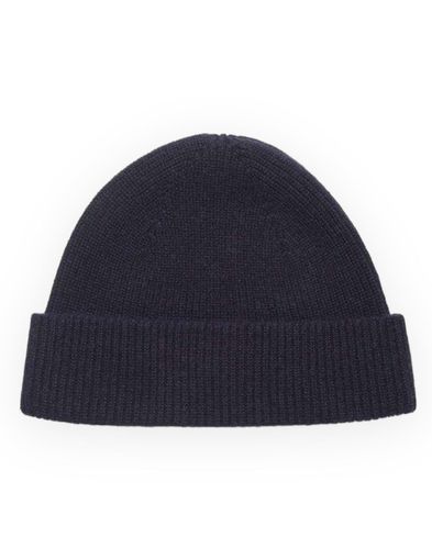 Zegna Turn-up Hem Knitted Beanie - Zegna - Modalova