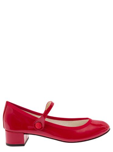 Lio Mary Janes With Strap In Patent Leather Woman - Repetto - Modalova