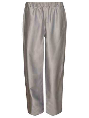 Ribbed Waist Trousers - Giorgio Armani - Modalova